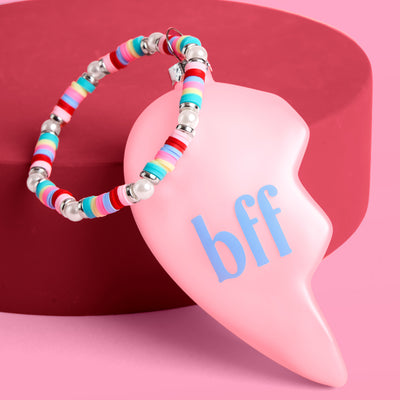 BFF Ornament - 2 piece split heart ornament