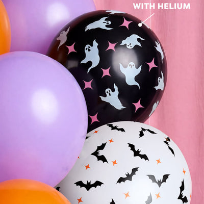 Halloween Latex Balloons - 24 spooky balloons
