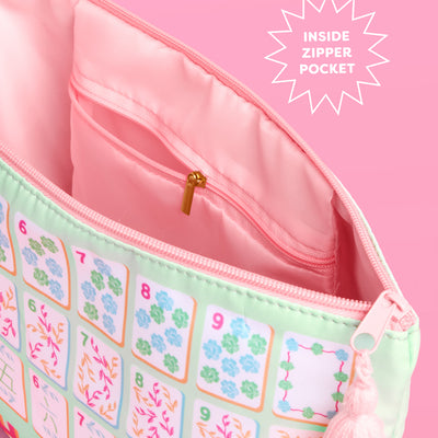 Mahjong Tile Bag - nylon zipper bag