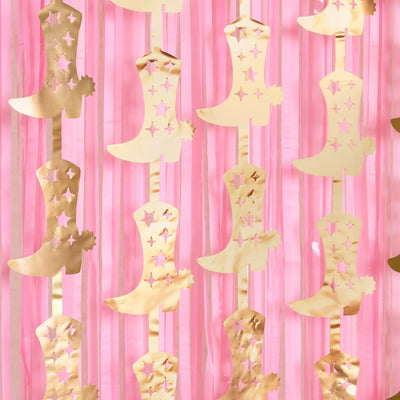 Gold Rush Curtain - gold foil curtain