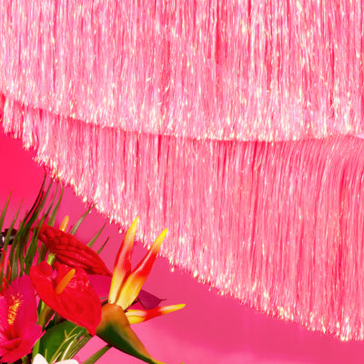 That's Hot Fringe - pink foil banner