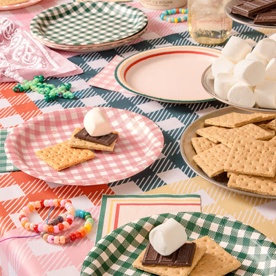 Camp Bride Plates - 24 matte paper plates