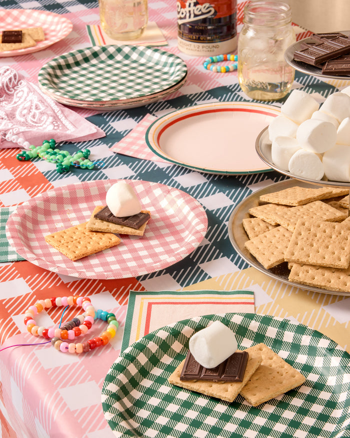 Camp Bride Plates - 24 matte paper plates | xo, Fetti