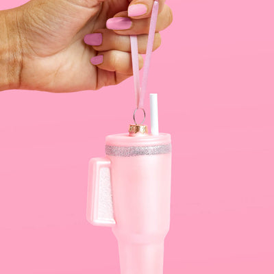 Hydration Queen Ornament - pearl pink ornament