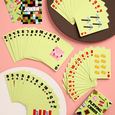 Pixel Mining Gamer Cards - 54 playing cards