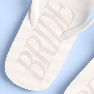Bride Flip Flops