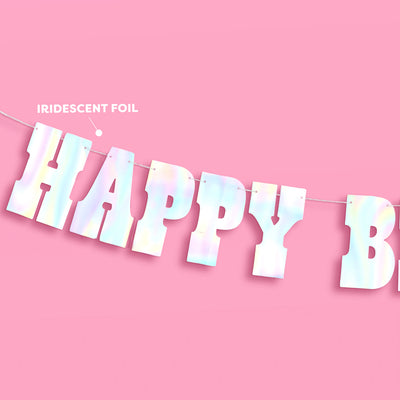 Western HBD Banner - 5 foot banner