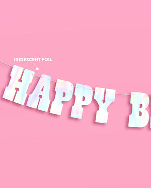 Western HBD Banner - 5 foot banner