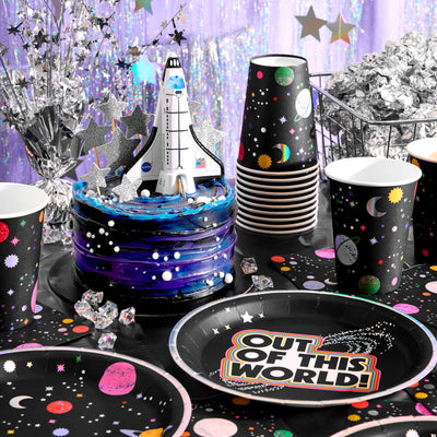 Out of This World Plates - 24 paper plates