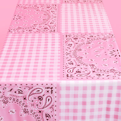 Cowgirl Tablecloth - washable tablecloth