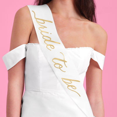 Classic Bride Pack - hair bow and sash