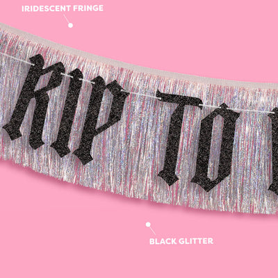 RIP To My 20s Banner - two piece banner