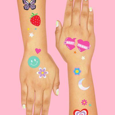 Girl Power Temporary Tattoos - 112 temporary tattoos