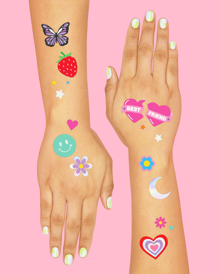 Girl Power Temporary Tattoos - 112 temporary tattoos
