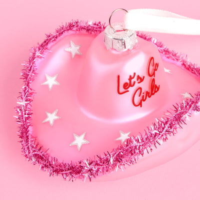 Let's Go Girls Ornament - glass ornament