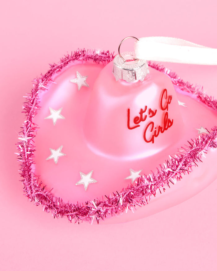Let's Go Girls Ornament - glass ornament