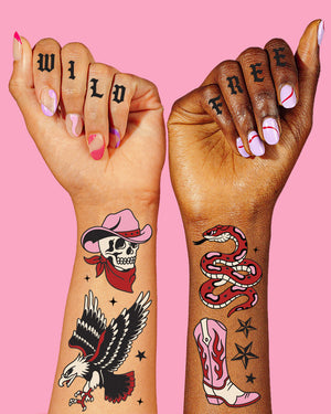 Country Girl Tats - 38 temporary tattoos