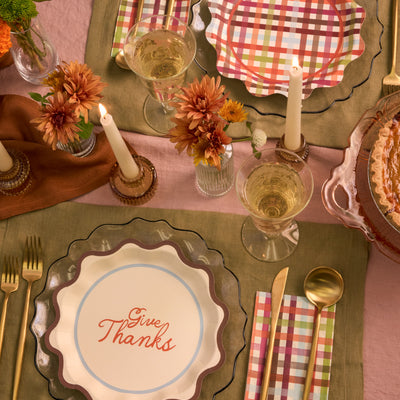 Give Thanks Plates - 24 paper plates
