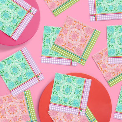 Mahjong Napkins - 24 paper napkins