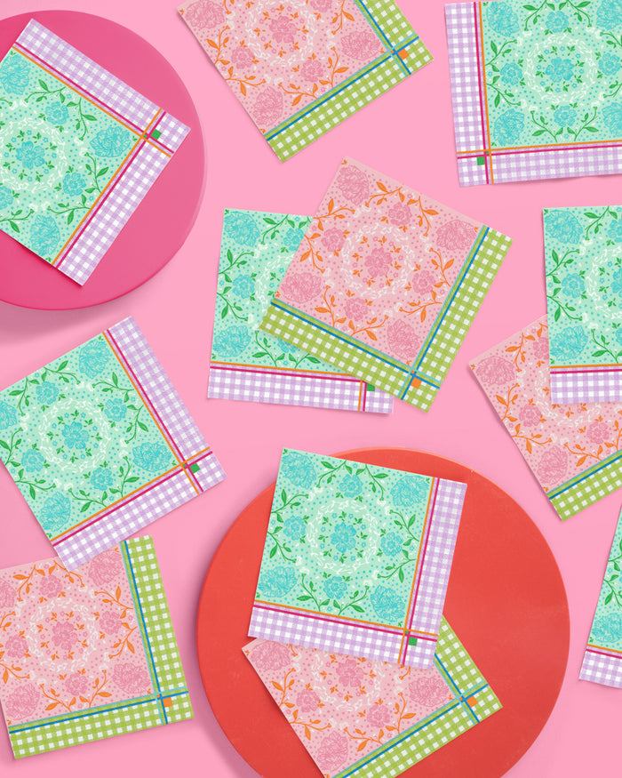 Mahjong Napkins - 24 paper napkins