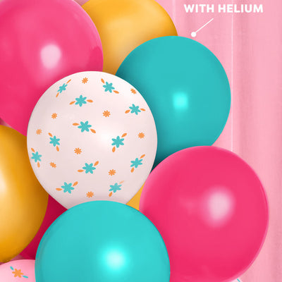 Italian Summer Trio - 32 plates, 24 napkins + 25 balloons