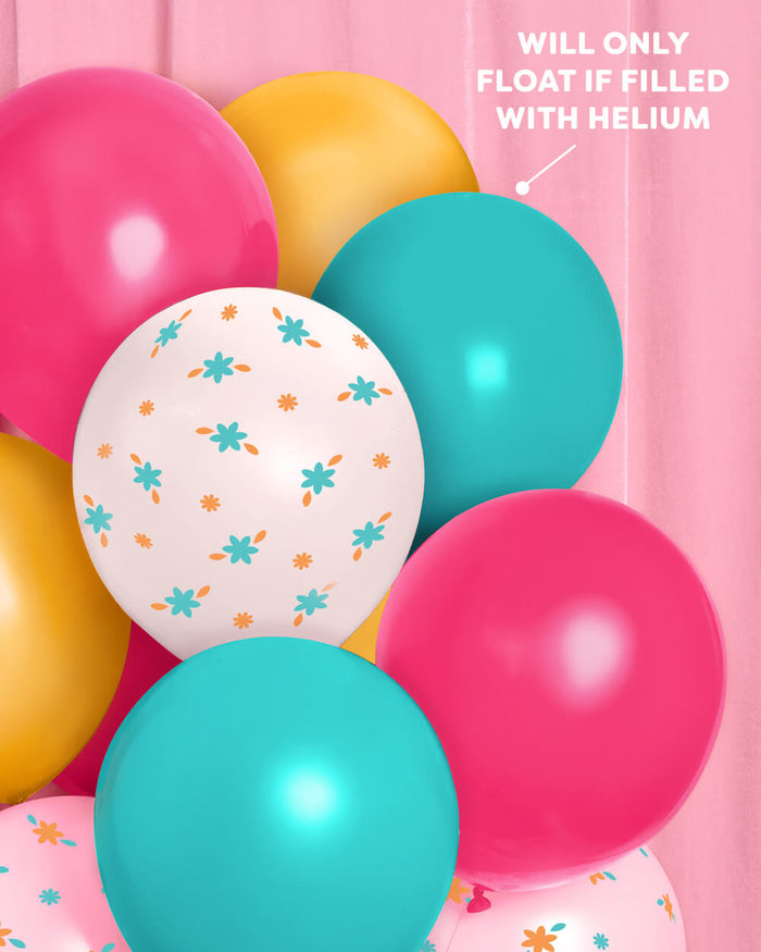 Italian Summer Trio - 32 plates, 24 napkins + 25 balloons