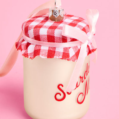 Sourdough Mom Ornament - glass ornament