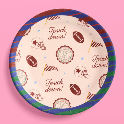 Varsity Plates - 32 paper plates