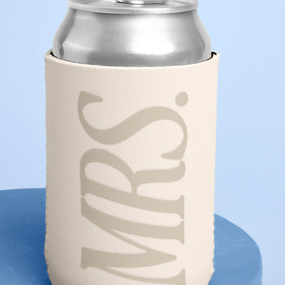 Mr And Mrs Huggies - 2 neoprene drink sleeves