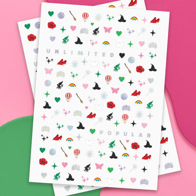 Emerald City Nail Stickers - 604 adhesive nail stickers