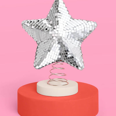 Disco Star Tree Topper - christmas tree topper