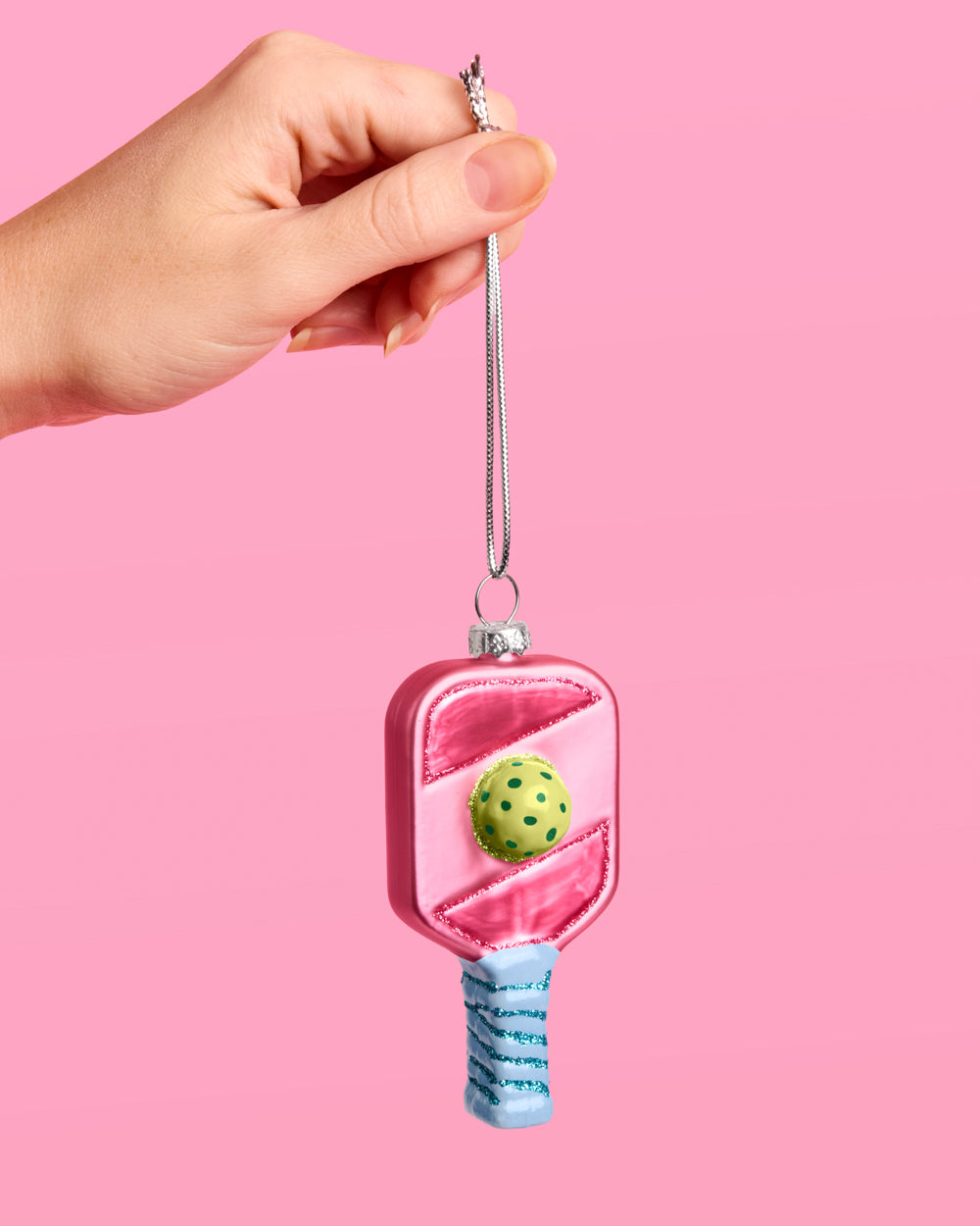 Pickleball Ornament - glass ornament