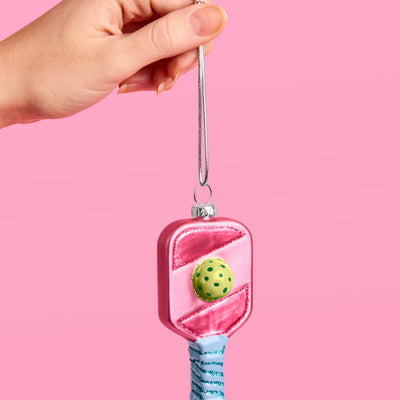Pickleball Ornament - glass ornament