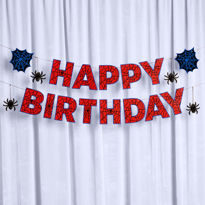 Spider Web 🕸️ Banner - 3D paper banner