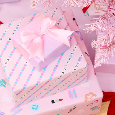 Gifting Era Wrapping Paper - 12 sheets + 16 tags