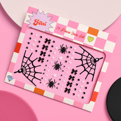 Romantic Horror Gem Set - 79 adhesive face gems