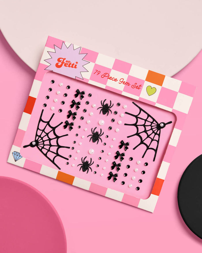 Romantic Horror Gem Set - 79 adhesive face gems