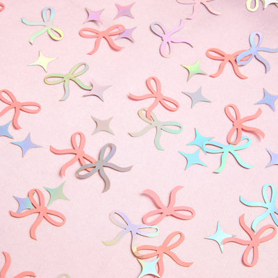 Tying the Knot Confetti - 200 pc iridescent foil confetti