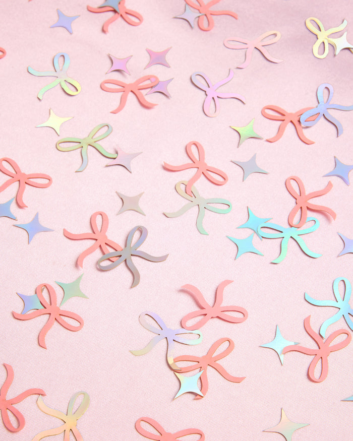 Tying the Knot Confetti - 200 pc iridescent foil confetti