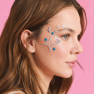 Disco Ball Face Gems - 98 pc face gem set