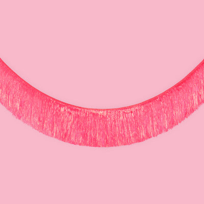 That's Hot Fringe - pink foil banner