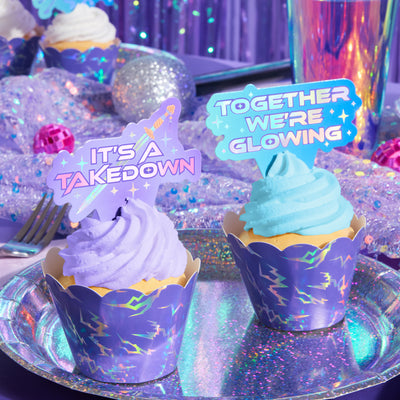 Takedown Cupcake Toppers - 24 pc set
