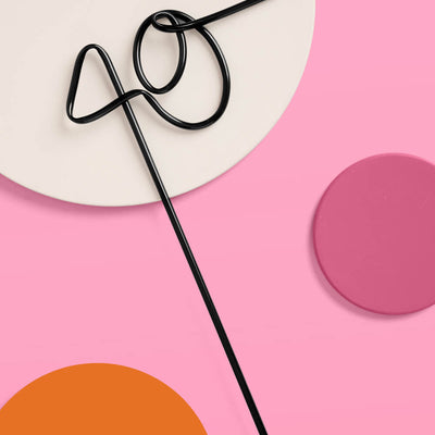 40 XL Straw - matte black straw