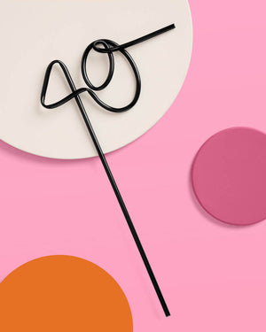 40 XL Straw - matte black straw