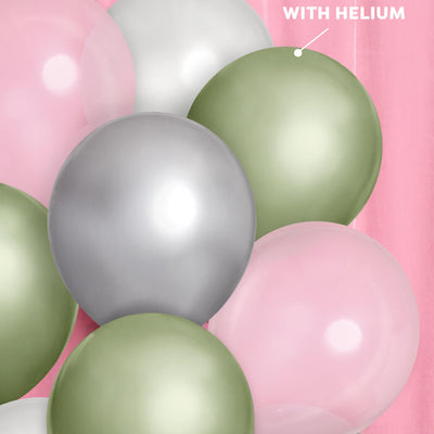 Sage Balloon Pack - 24 latex balloons