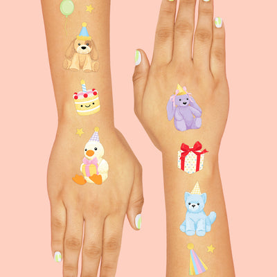 Birthday Stuffies Tattoos - 58 temporary tattoos