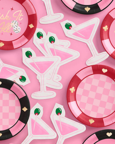 Pink Martini Napkins - 25 paper napkins