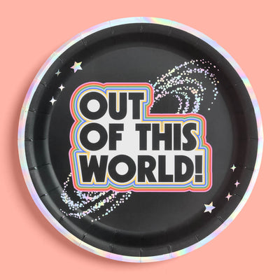 Out of This World Plates - 24 paper plates