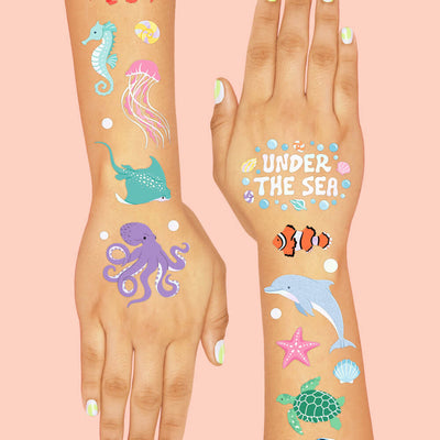 Under The Sea Tats - 64 temporary tattoos