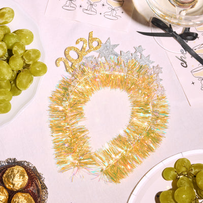 NYE 2026 Headband - fringe headband